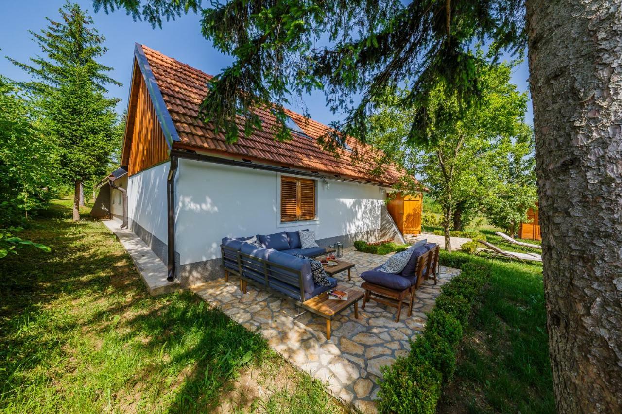 Beautiful Cottage With Heated Pool For 22 Ppl Plaški Exterior foto