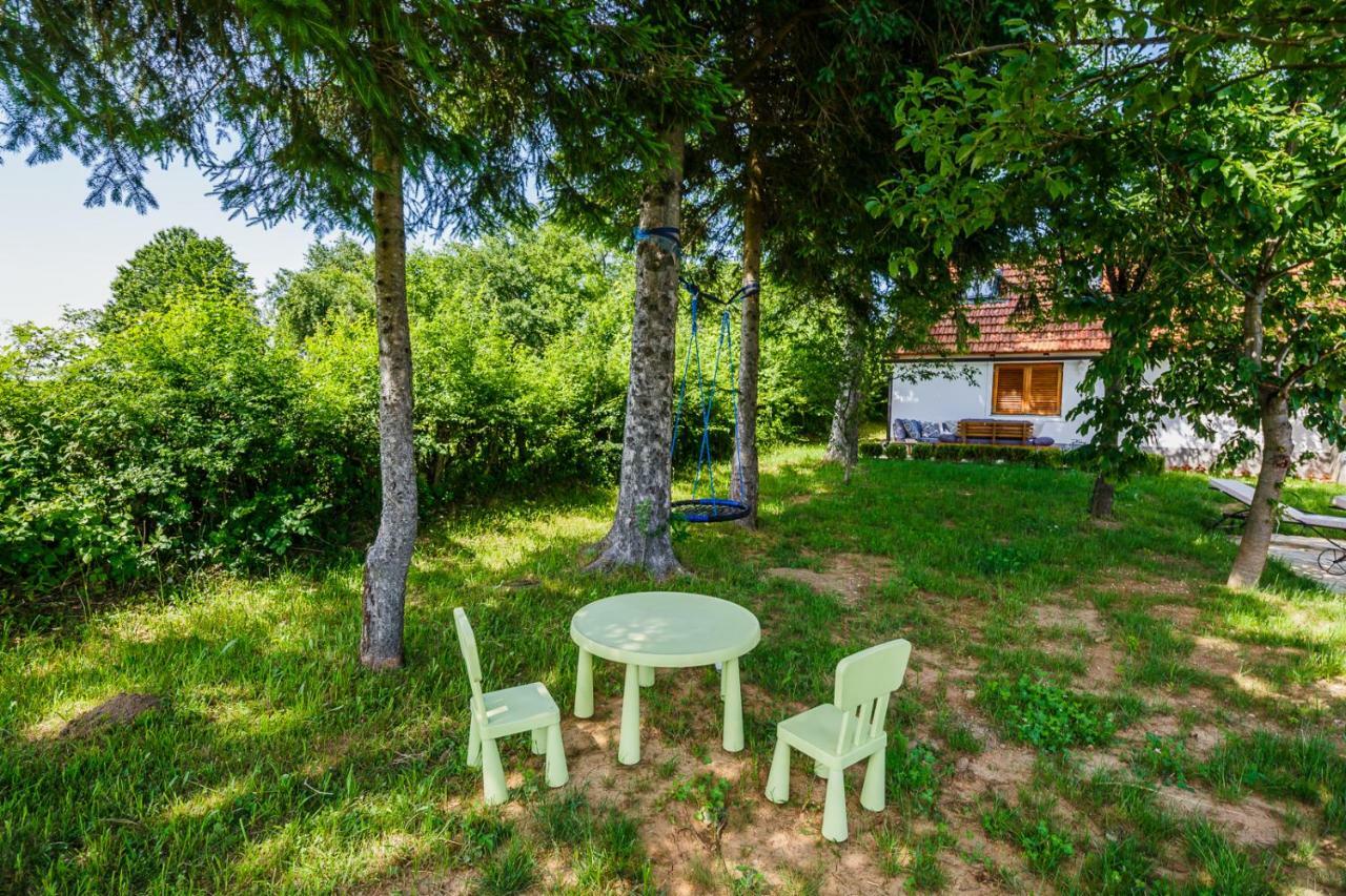 Beautiful Cottage With Heated Pool For 22 Ppl Plaški Exterior foto