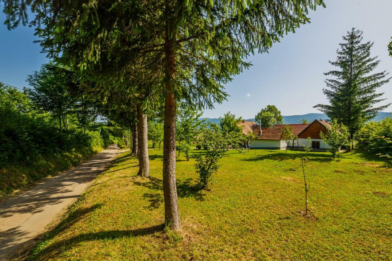 Beautiful Cottage With Heated Pool For 22 Ppl Plaški Exterior foto